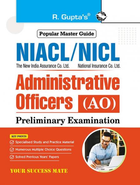NIACL/NICL: Administrative Officers (AO) Preliminary Exam Guide