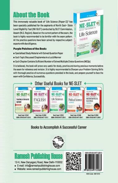 NE-SLET : Life Science (Paper-II) Exam Guide