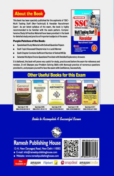 SSC: Multi Tasking Staff (Non-Technical) & Havaldar Recruitment Exam Guide
