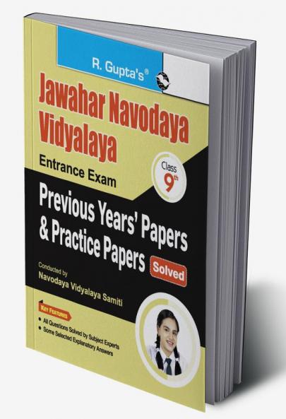 Jawahar Navodaya Vidyalaya (Class 9th) Entrance Exam – Previous Years' Papers & Practice Papers (Solved)