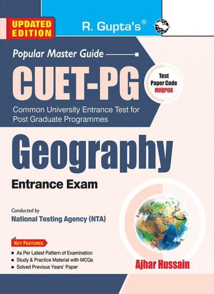 CUET-PG : MA/M.Sc GEOGRAPHY Entrance Exam Guide
