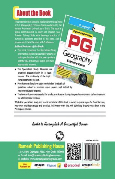 PG : GEOGRAPHY Entrance Exam Guide