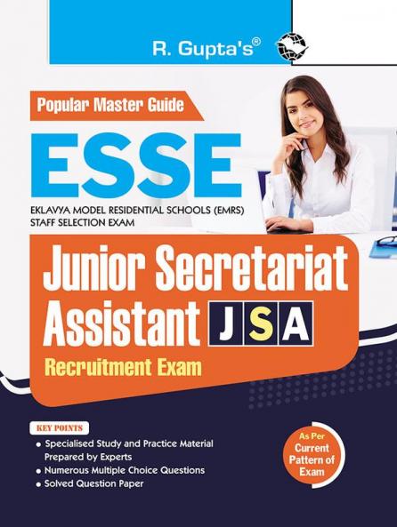 ESSE : EMRS – Junior Secretariat Assistant (JSA) Recruitment Exam Guide (Covering All Parts-I to V)