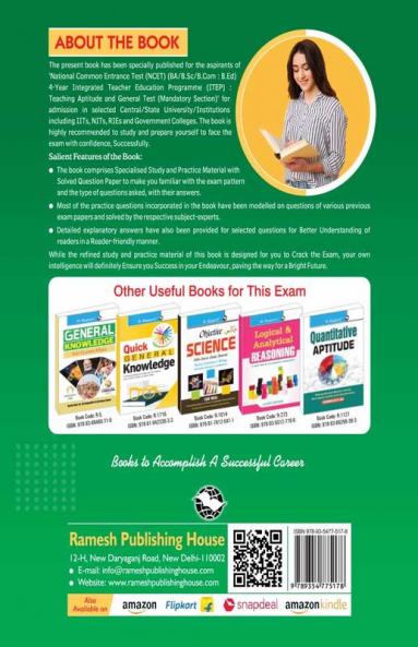 NCET : BA/B.Sc/B.Com–B.Ed (4-Year ITEP) Teaching Aptitude & General Test Guide (Mandatory Section)