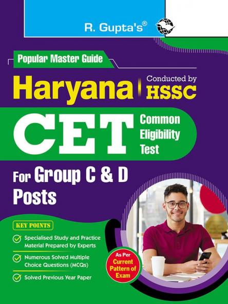 HSSC : Haryana CET (Common Eligibility Test) for Group C & D Posts Exam Guide