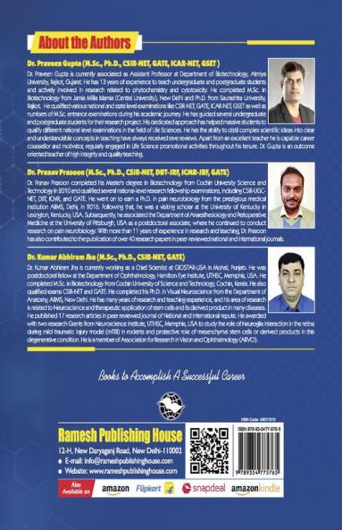 Guide Book of LIFE SCIENCES (For CSIR-NET DBT-JRF GATE-BT & GATE-LS Exams) (3300+ Solved MCQs)