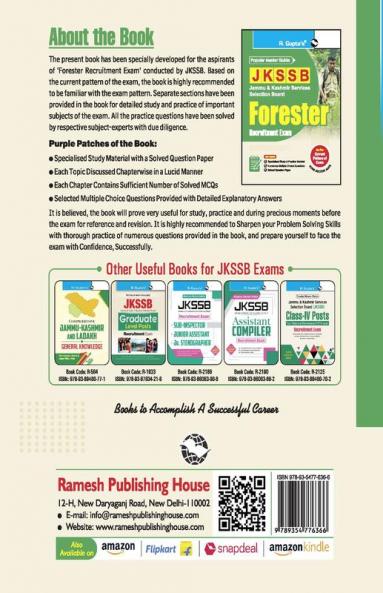 JKSSB : Forester Recruitment Exam Guide