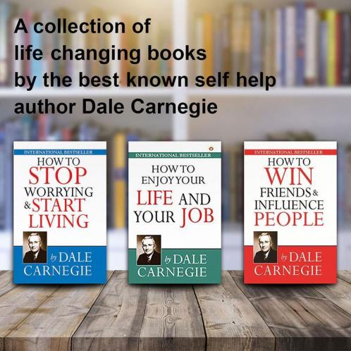 How To Enjoy Your Life And Your Job + How To Stop Worrying & Start Living + How to Win Friends & Influence People ( Set of 3 Books)
