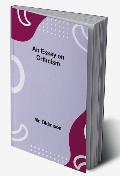 An Essay on Criticism