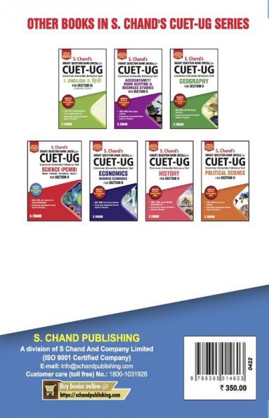 CUET-UG GENERAL TEST for Section III: Smart Question Bank (MCQs)