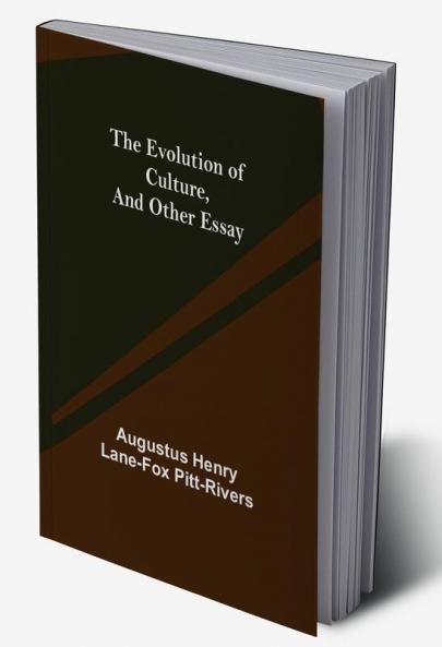 The Evolution of Culture and Other Essay