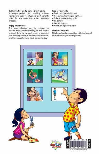 Tubbys Cut & Paste Chart Book Indian Cricketrs Freemdom Fighters Festivals of India