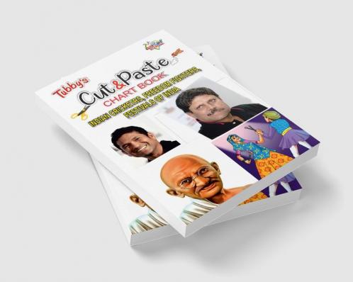 Tubbys Cut & Paste Chart Book Indian Cricketrs Freemdom Fighters Festivals of India
