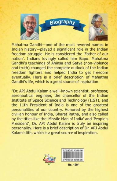 Biography of Mahatma Gandhi and APJ Abdul Kalam