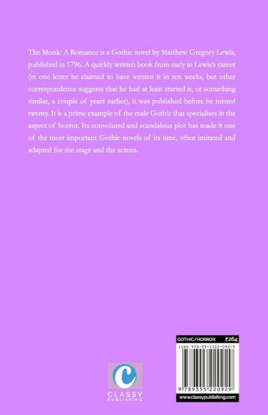 The Monk: A Romance