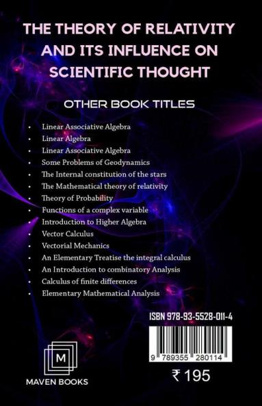 The Theory of Relativity and Its Influence on Scientific Thought