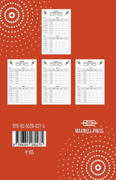 Blood Pressure Log Book