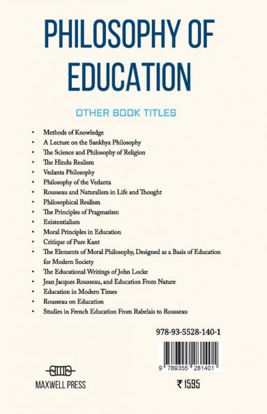 PHILOSOPHY OF EDUCATION