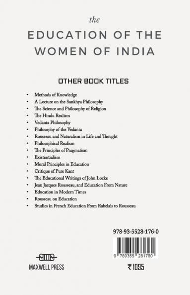the EDUCATION OF THE WOMEN OF INDIA