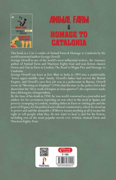 Animal Farm & Homage to Catalonia (2 in 1) Combo