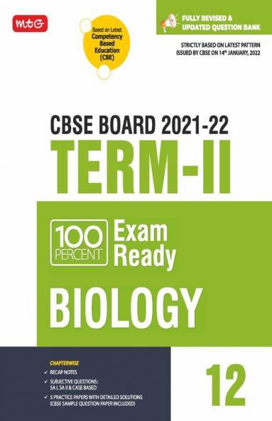 Class 12-100 Percent Exam Ready CBSE Board Term 2 Objective Question Bank Biology