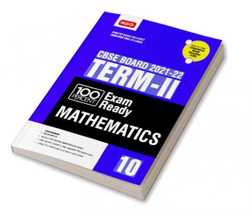 Class 10-100 Percent Exam Ready CBSE Board Term 2 Objective Question Bank Mathematics