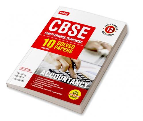 10 Years CBSE Champion Chapterwise-Topicwise Accountancy Class 12