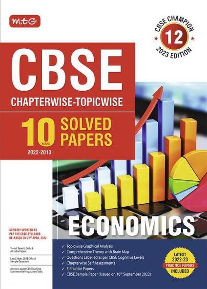 10 Years CBSE Champion Chapterwise - Topicwise - Economics Class 12