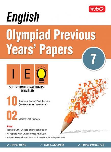 Class 7 English Olympiad Previous 5 Years Papers
