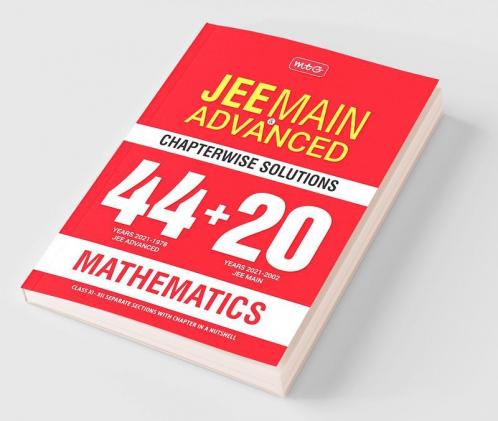 MTG 44 + 20 Years Chapterwise Solutions Mathematics for JEE (Advanced + Main) JEE Advanced Books 2022