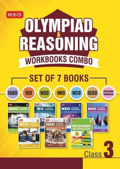 Class 3: Work Book and Reasoning Book Combo for NSO-IMO-IEO-NCO-IGKO-ISSO