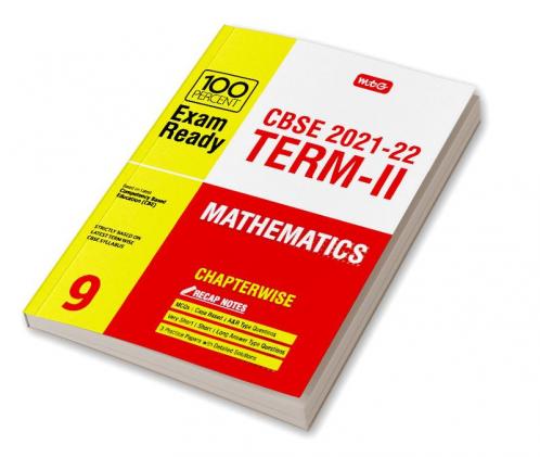 Class 9-100 Percent Exam Ready CBSE Board Term 2 Chapter-wise Question Bank Mathematics