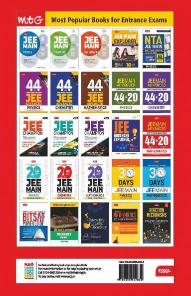 MTG 15 Years Karnataka CET Chapterwise Solutions Physics & Chemistry - Karnataka CET Engineering & Medical Entrance Exam Books 2023