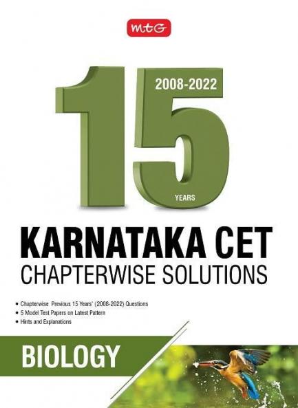 15 years Karnataka CET Chapterwise Solutions Biology