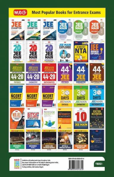 MTG WB JEE Chapterwise Explorer Physics and Chemistry - WB JEE Engineering Previous Years Solved Papers For 2023 Exam
