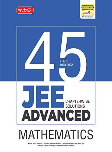 45 Years JEE Advance Chapterwise Solutions - Mathematics