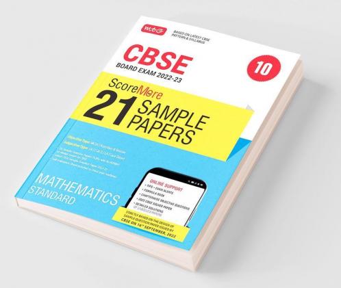 MTG CBSE ScoreMore 21 Sample Papers Class 10 Mathematics Standard Book For 2023 Board Exam (Based on Latest CBSE Sample Paper Released on 16th Sep)