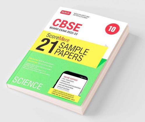 MTG CBSE ScoreMore 21 Sample Papers Class 10 Science Book For 2023 Board Exam (Based on Latest CBSE Sample Paper Released on 16th Sep)