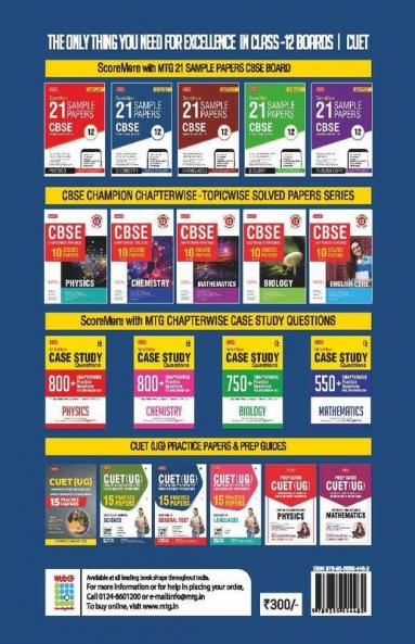 MTG CBSE ScoreMore 21 Sample Papers Class 12 Chemistry Book For 2023 Board Exam (Based on Latest CBSE Sample Paper Released on 16th Sep)
