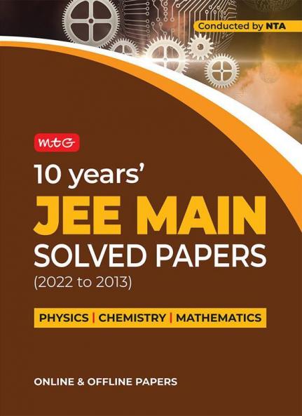 10 Years JEE Main Solved Papers for POD