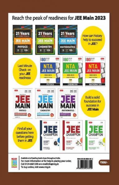 10 Years JEE Main Solved Papers for POD