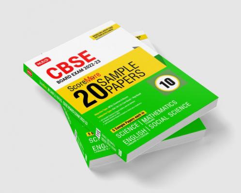 MTG CBSE ScoreMore 21 Sample Papers Class 10 Science Mathematics Standard English Language & Literature and Social Science Books For 2023 Board Exam (Based on Latest CBSE Sample Paper Released on 16th Sep)