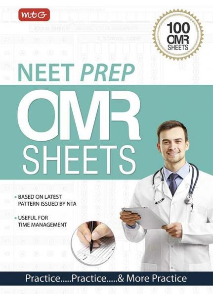 MTG NEET OMR Sheets For Practice and Time Management - 100 OMR Sheets to Attempt Question upto 200 MCQ's | NEET Exam Latest Pattern 2025