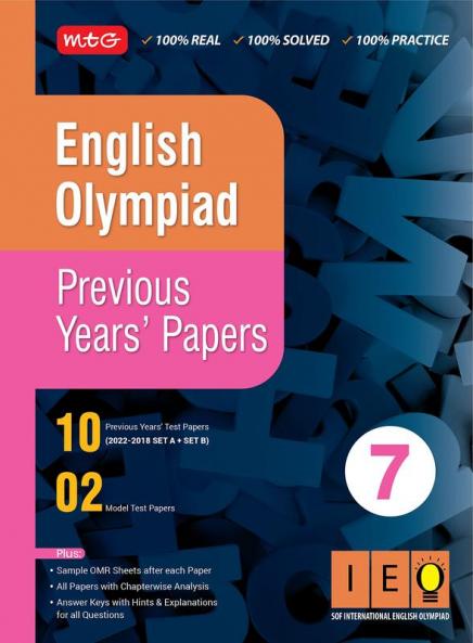 Class 7 English Olympiad Previous 5 Years Papers