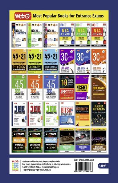 MTG 10 Sample Papers & Mock Test for JEE Mains 2022 Latest Pattern - Model Test Papers for JEE Main Physics Chemistry Mathematics