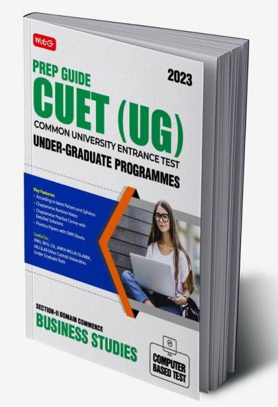 MTG Prep Guide CUET (UG) Common University Entrance Test Chapterwise Question Bank Business Studies With Practice Papers | Section-II Domain Entrance Exam Preparation Book 2023