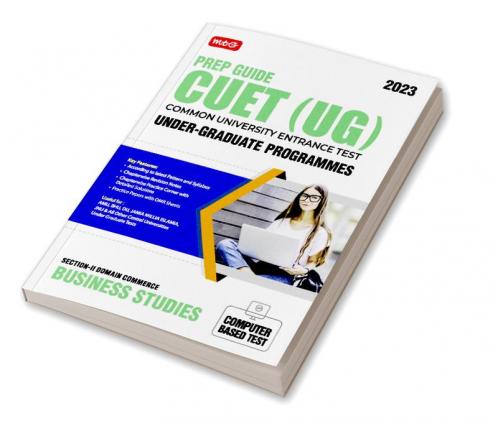 MTG Prep Guide CUET (UG) Common University Entrance Test Chapterwise Question Bank Business Studies With Practice Papers | Section-II Domain Entrance Exam Preparation Book 2023