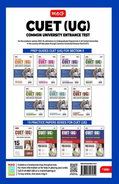 MTG Prep Guide CUET (UG) Common University Entrance Test Chapterwise Question Bank Economics With Practice Papers | Section-II Domain Entrance Exam Preparation Book 2023
