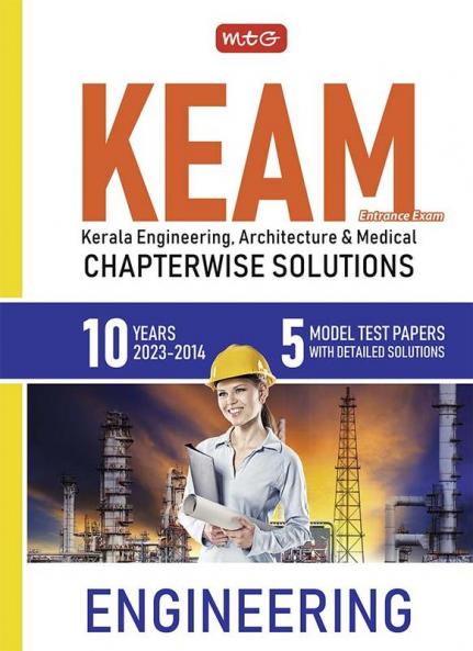 MTG 10 Years KEAM Chapterwise Previous Year Solved Question Papers For Kerala CEE Engineering & Medical Entrance Exam 2024