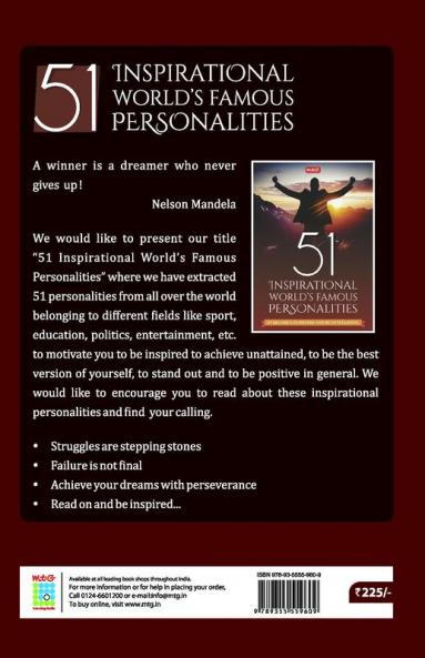 MTG 51 Inspirational Personalities Book For Kids - Inspirational Stories of Great Personalities of all times